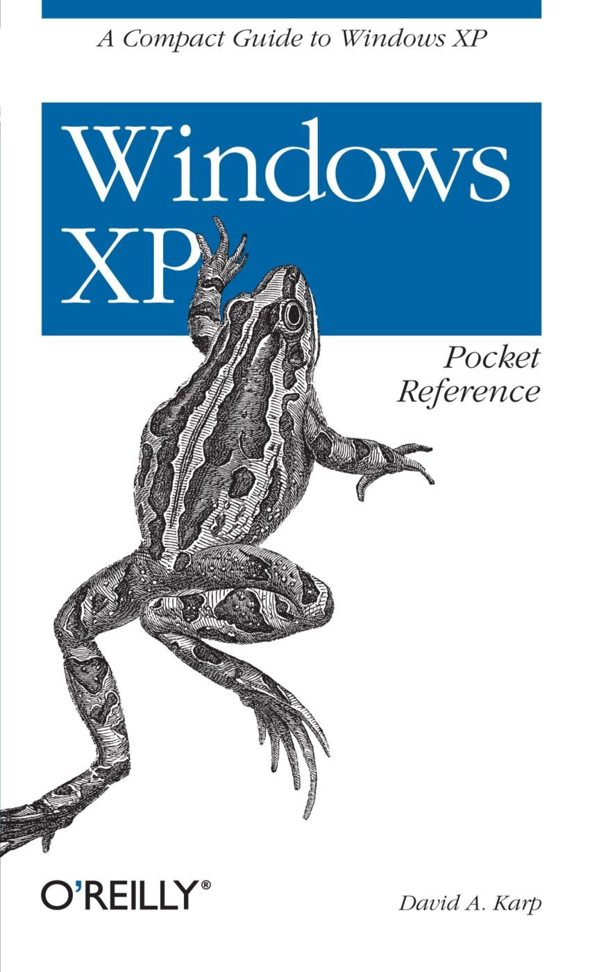 Windows XP Pocket Reference 1st Edition