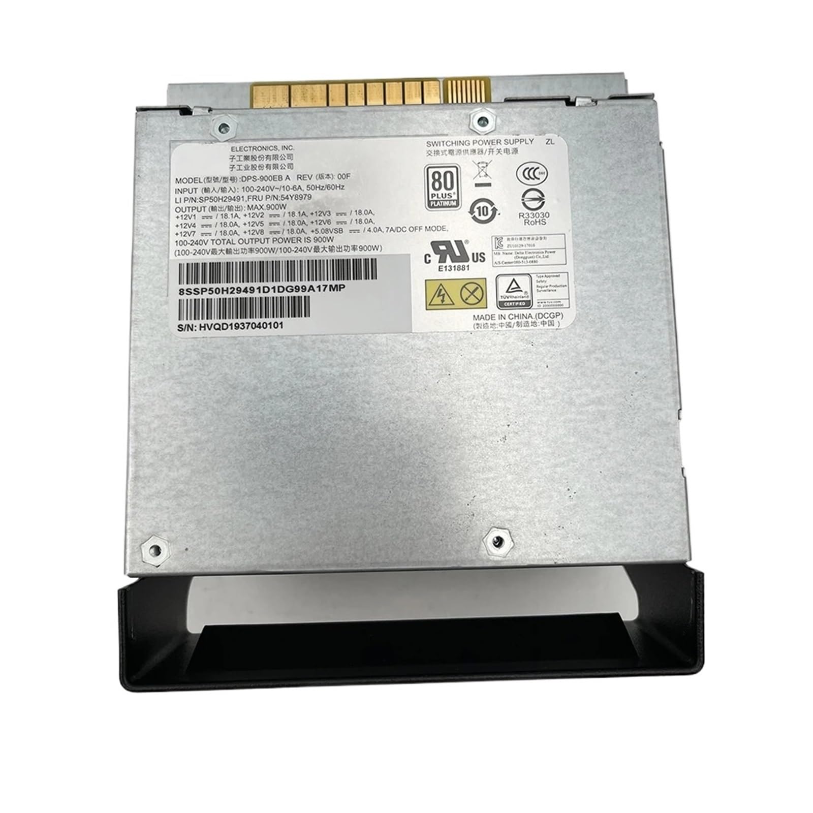 JHPWKRMU 1PCS DPS-900EB A P520 P720 900W 54Y8979 Workstation Power Supply