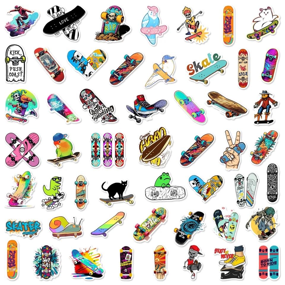 FRANKdesigns Psychedelic Skateboarding Sticker Pack