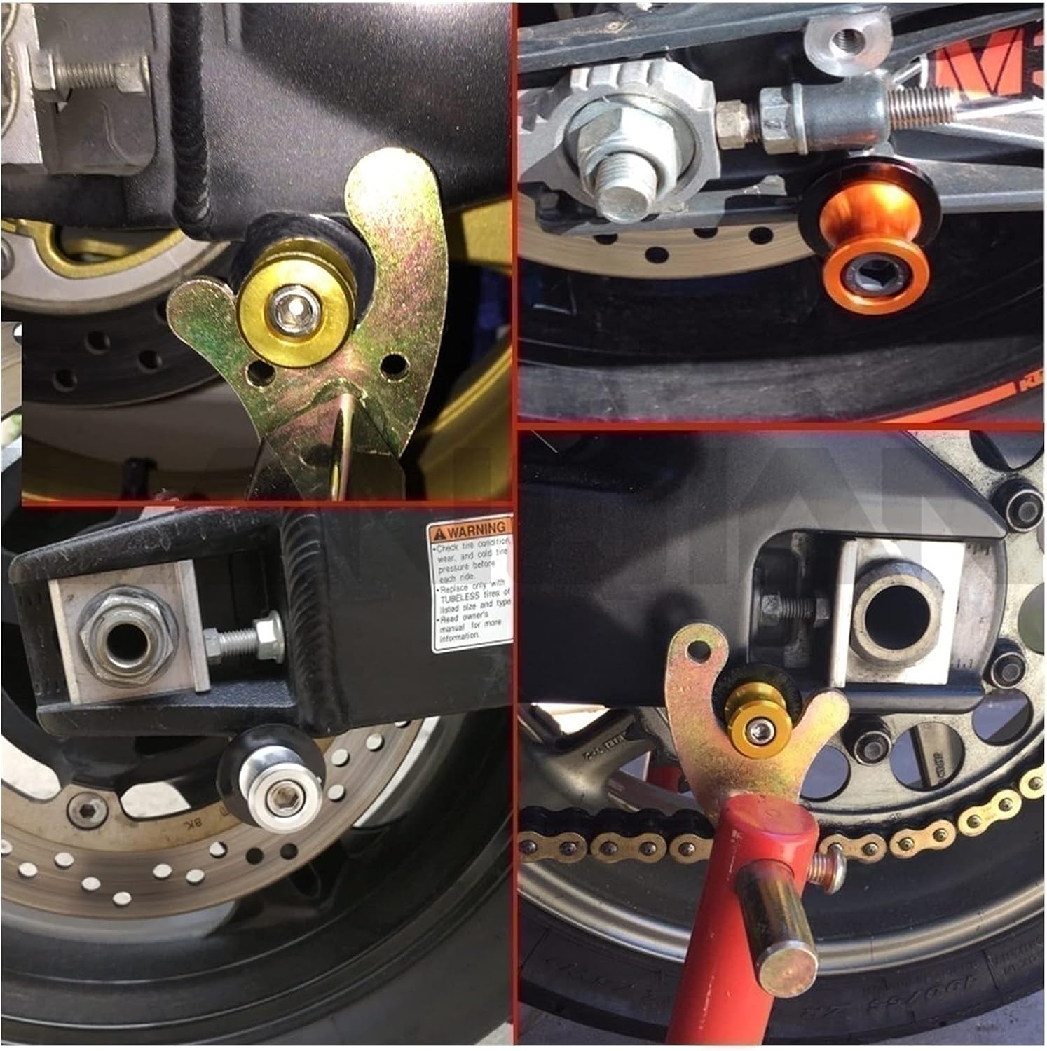 for B-MW S1000R S1000RR 2014 2015 2016 2017 2018 Motorcycle Swingarm Spools Slider Swing Screw Sliders Spools Stand Arm 8mm Fall Protection
