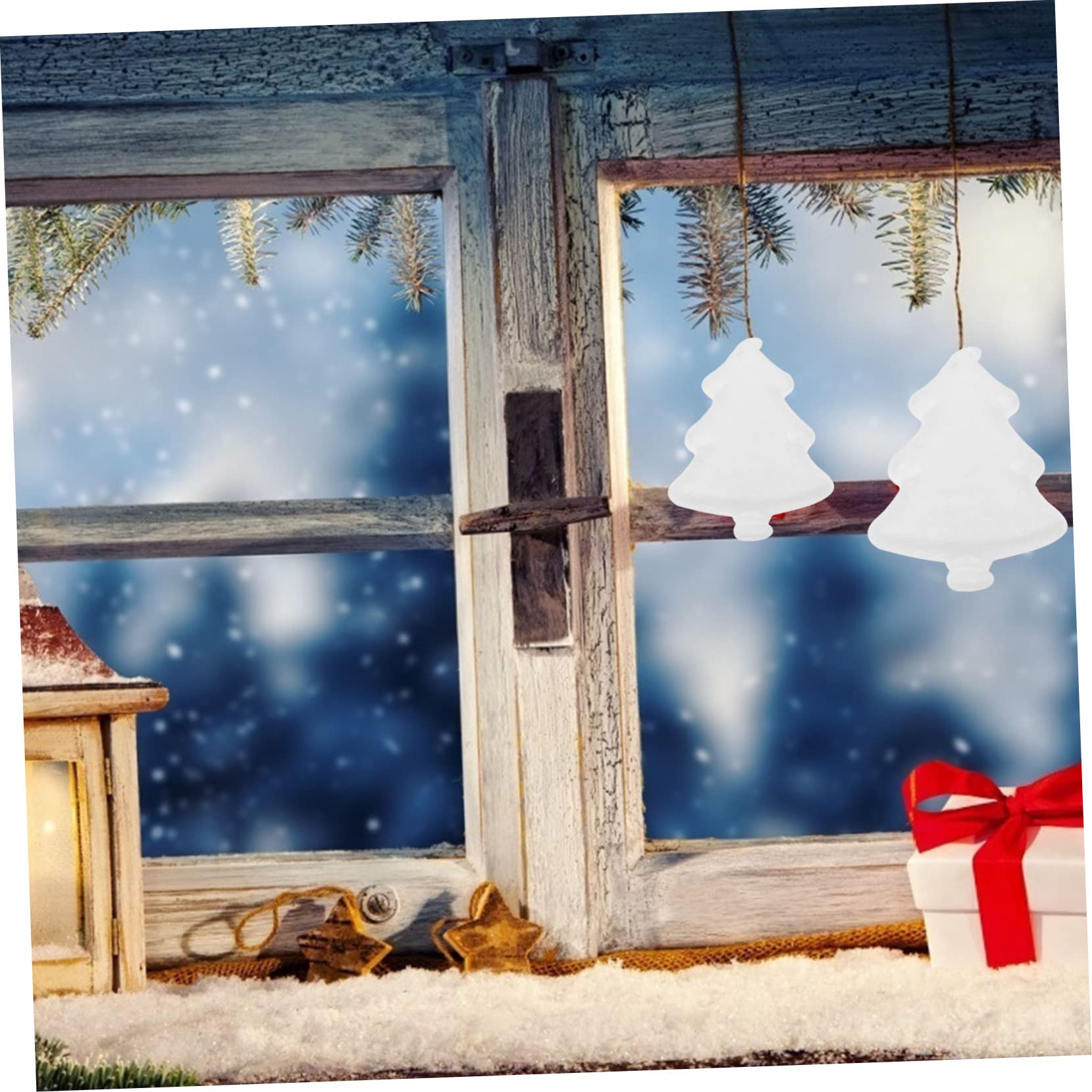 Alipis 6 Set Albero Pop-up in Schiuma Forniture Per Feste Di Natale Ciondolo A Forma Di Albero Decorazione Decorazioni Ornamenti Arredamento Ciondoli Natalizi Bianca 30 Pezzi * 6