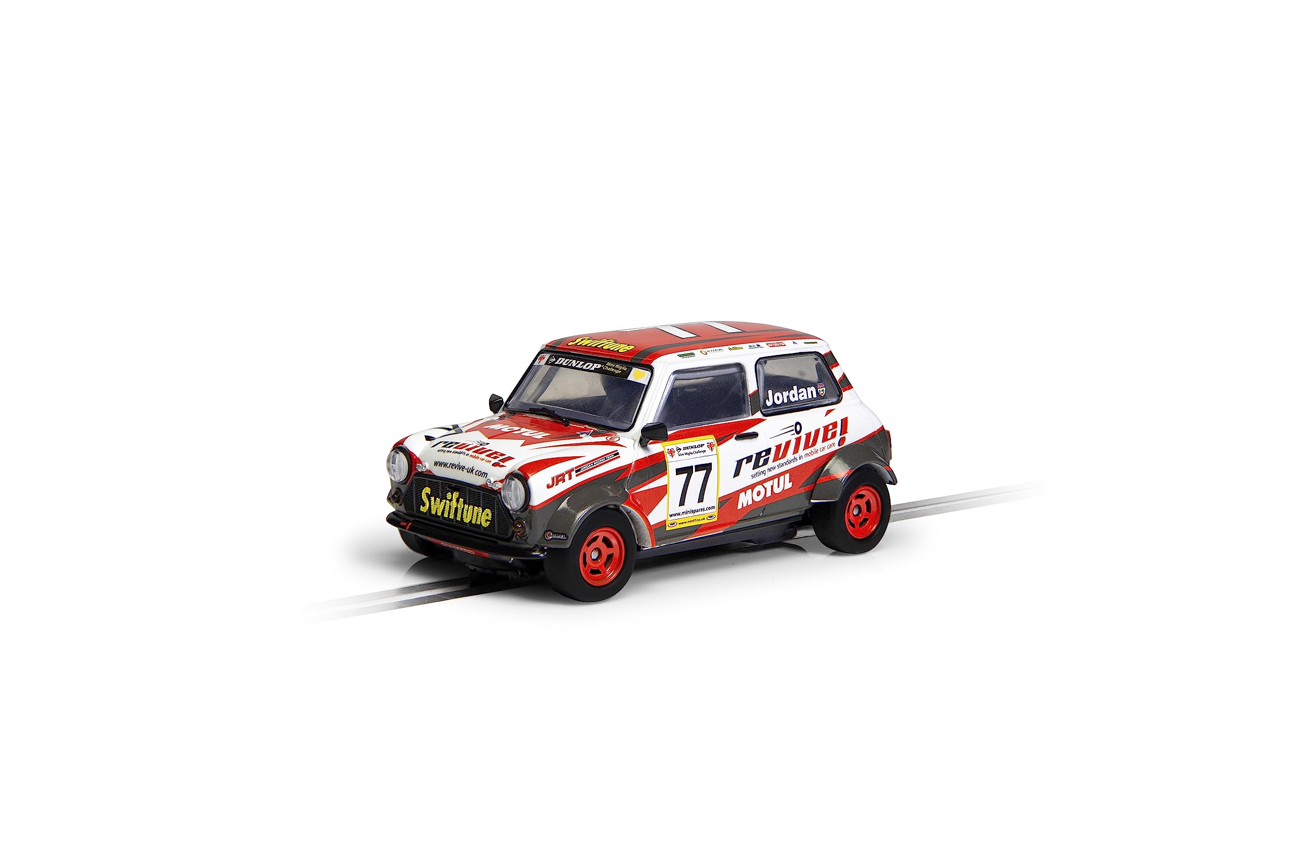 Amazon.com: Scalextric Mini Miglia #77 JRT Racing Team Andrew
