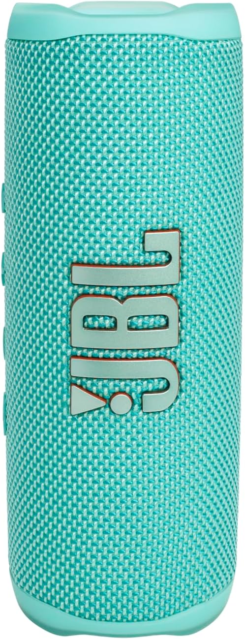 JBL Flip 6 Portable Bluetooth Speaker with 2-way speaker system and powerful JBL Original Pro Sound, up to 12 hours of playtime, in teal