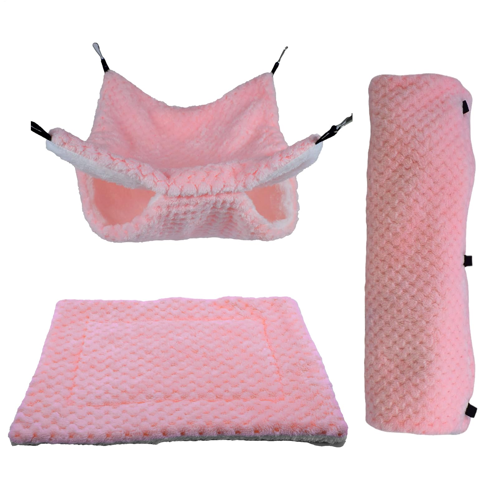 Hamac pour chinchilla doux et chaud en peluche abri hiver furet