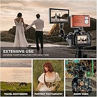 Vista 6 de (Real Single One) Cámara DSLR Soporte L Placa de liberación rápida Vertical Horizontal Trípode de conmutación Compatible con Canon Nikon Sony DJI