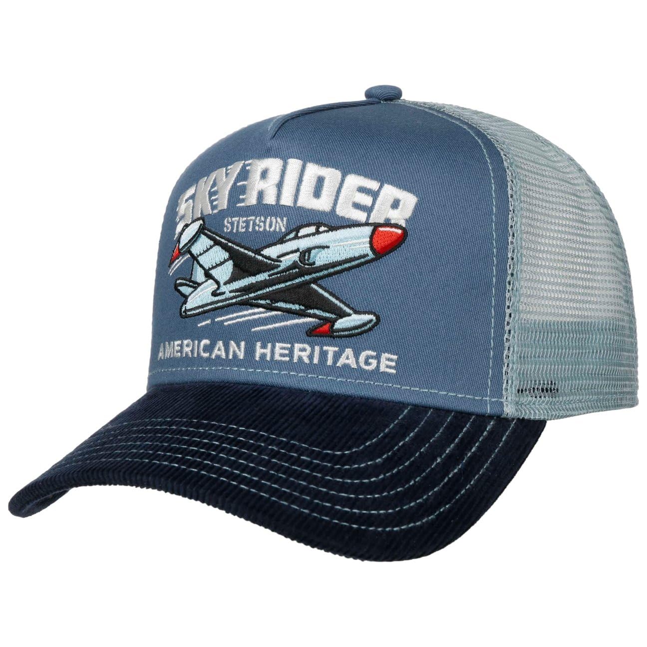 Stetson Sky Rider Gorra Trucker de Beisbol Unicolor Multicolor Unisex Primavera Verano