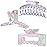 Kitiin Hair Clips, Iridescent Clear Strong Jaw Claw Clips for Women Girls, Hair Accessories, 3 Pcs