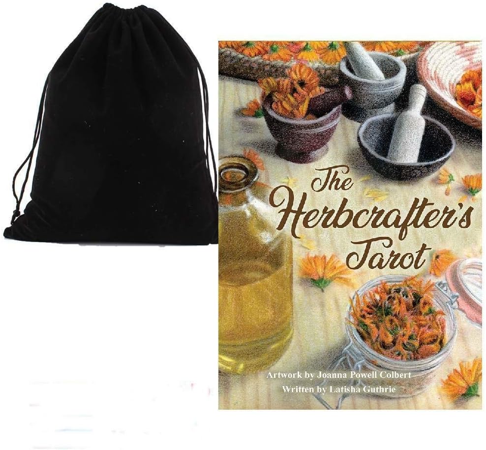 US Games HERBCRAFTER'S TAROT CARDS DECK GUTHRIE COLBERT POWELL SYSTEMS WITH BAG