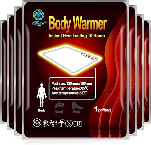 Miniatura 8 de KONGDY 20 parches de terapia de calor, parches de calefacción para alivio del dolor de cuello, rodilla y espalda, parches de calor para aliviar el