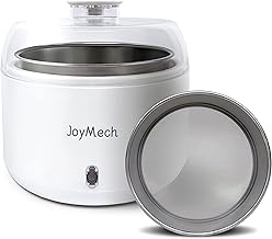 JoyMech Yogurt Maker with Strainer, Greek Yogurt Maker Machine with Constant Temperature Control, Stainless Steel Container, 1 Quart Container, Ideal for Homemade Yogurt, Natto and Kefir