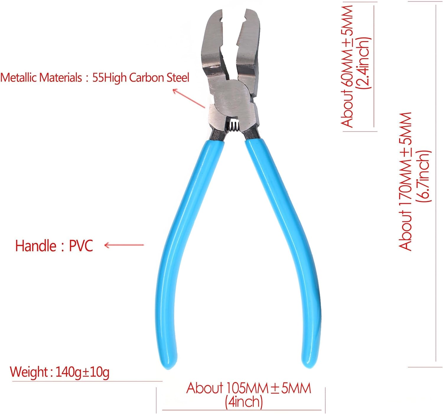 Mutipurpose Diagonal Cutting Pliers Wire Flush Cutters Car Push Retainer Rivet Trim Clip Pry Puller Clips Panel Assortments Puller-1pcs