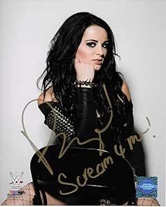 PAIGE (Saraya-Jade Bevis) DIVA Signed 8x10 Photo AWM COA WWF WCW WWE 3