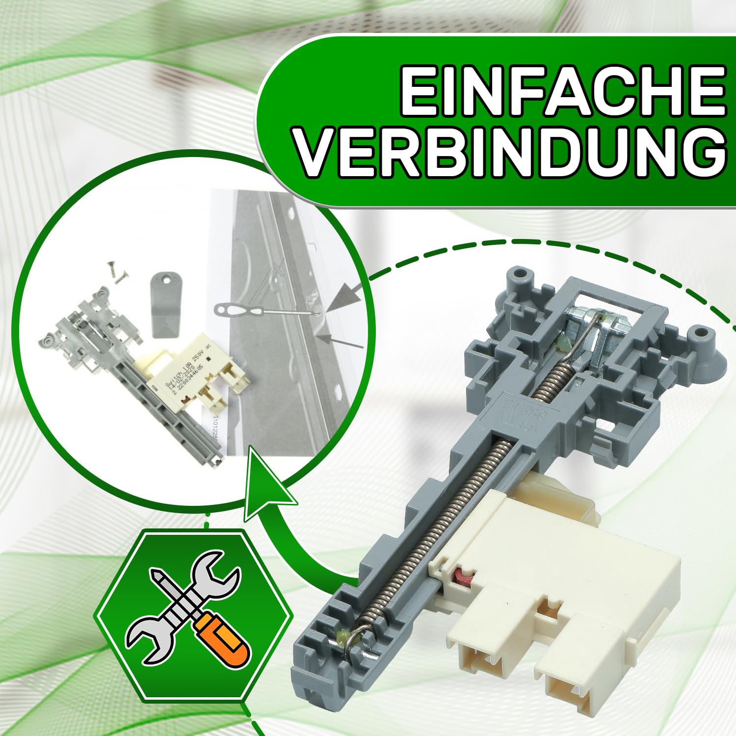 ONIX TECH Türschloss der Geschirrspüler 10A 250V mit Original Code 690074493 697690335 697690342 697690348 für Smeg - Garantie 5 Jahre