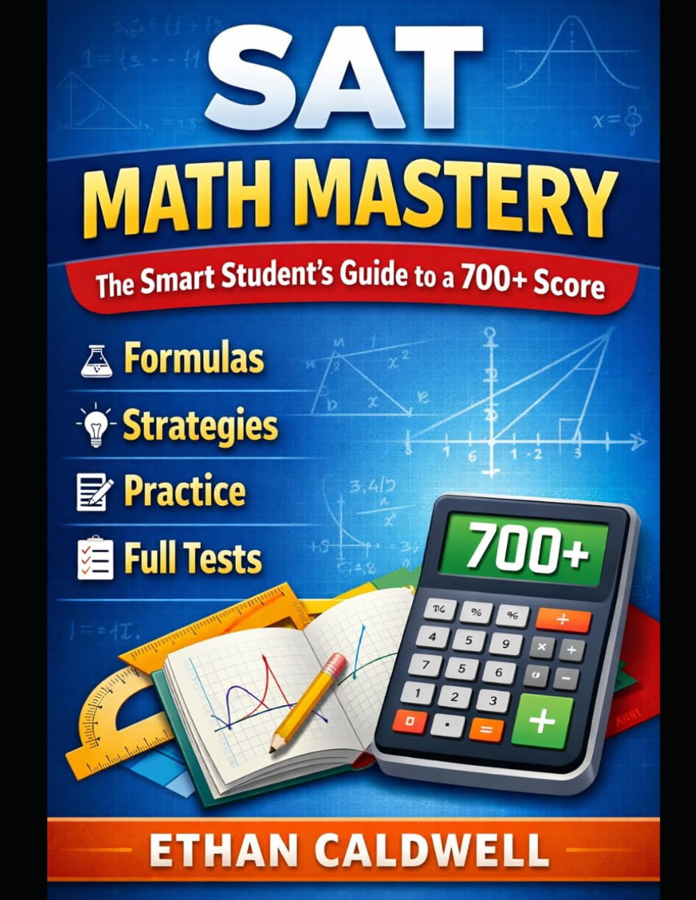 SAT Math Mastery: The Smart Student’s Guide to a 700+ Score Formulas • Strategies • Practice • Full Tests