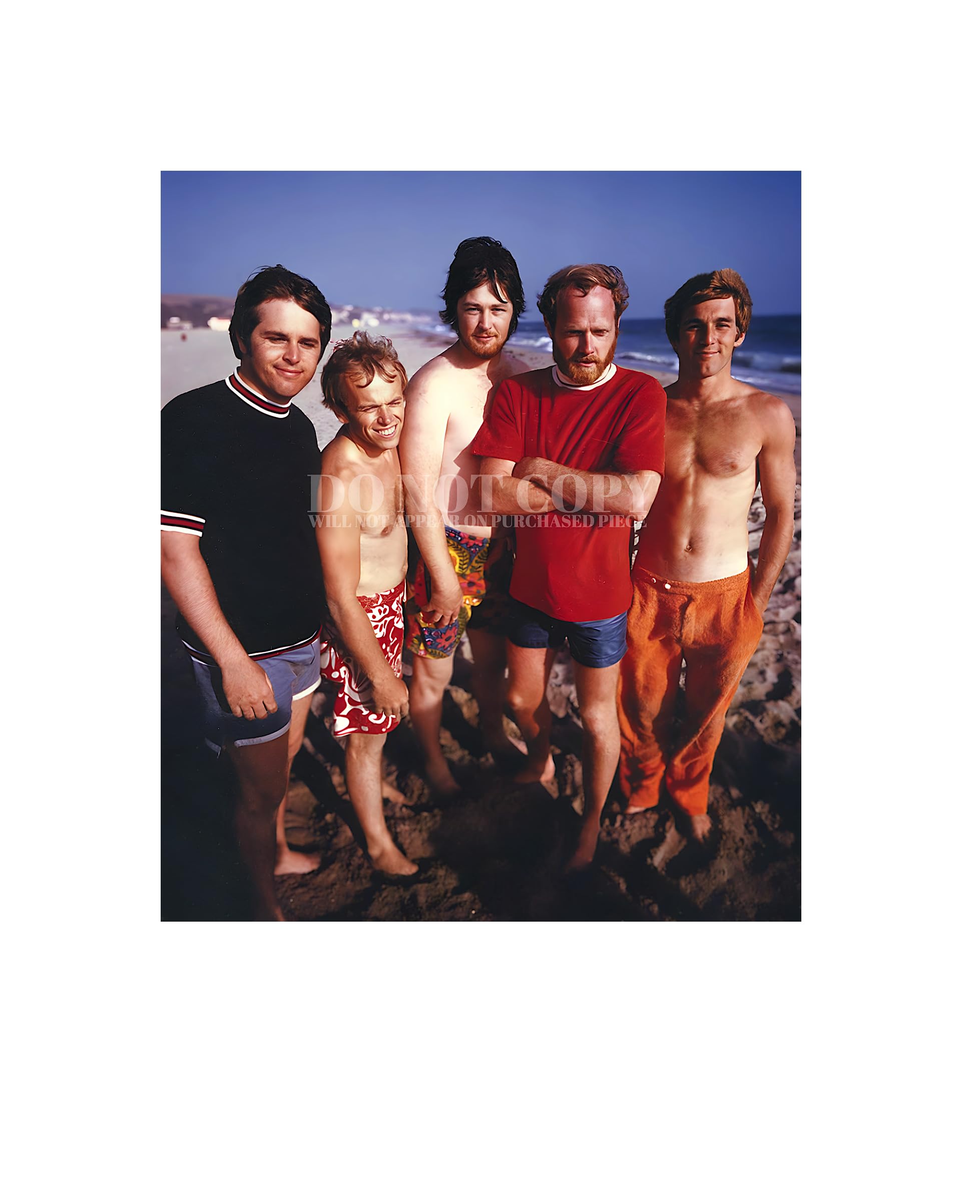 Fotografía de The Beach Boys de 11 x 13 pulgadas, el regalo ideal de recuerdos de 1967 3