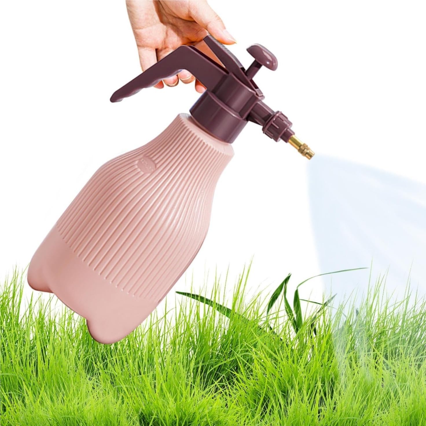 Hauspflanzengießkanne Sprühflasche Für Pflanzen, Mister-Sprühflasche, Wassersprüher, Drucksprühflasche Für Den Hofgarten Bewässerungsgeräte(Blue)