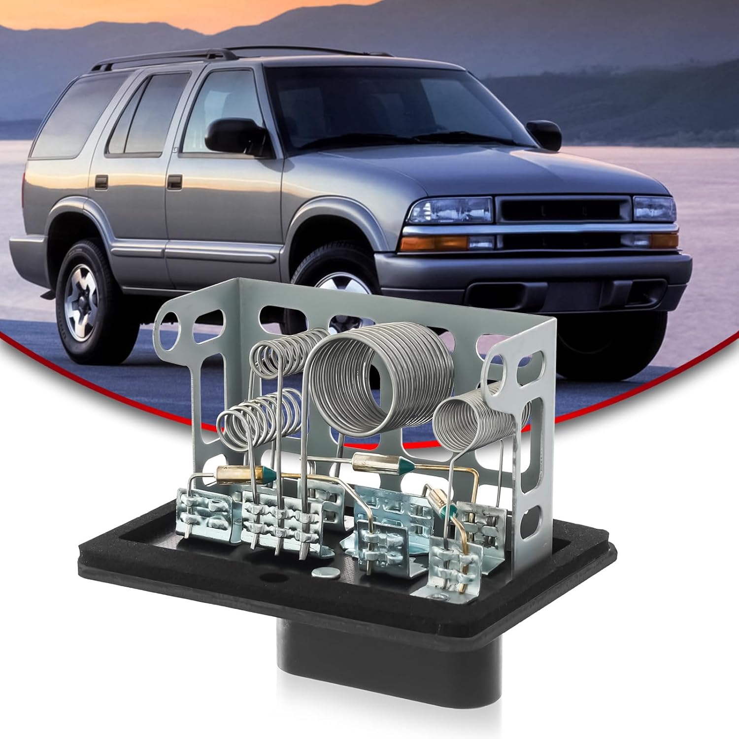 Resistor do Motor do Ventilador 15094285 Compatível com Chey Blazer S10, Pickup, Suburban, Tahoe, GMC Jimmy e S15