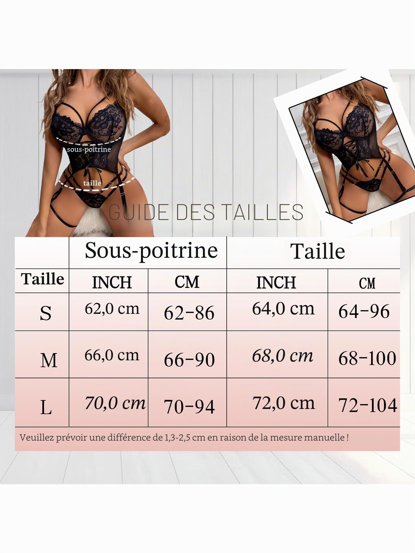 Women Lace Corset Panty and Garter Lingerie Sets Sexy Choker Floral Underwire Push Up Garter Belt Lingeries Set