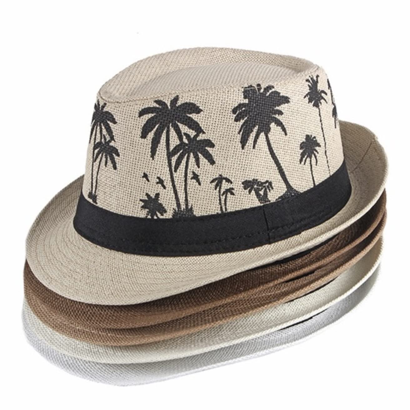 Casquette Visiere Femme, Summer Chapeau Unisexe Été Dames De Paille Crème Solaire Bord Court Plage pour Hommes Pliable, Chapeau de Plage