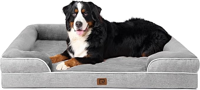 EHEYCIGA Orthopedic XL Dog Beds, Waterproof Memory Foam Dog Bed for Extra Large Dogs
