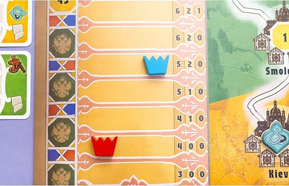 Capstone Games Catherine: Cities of The Tsarina - Board Game, Ages 14+, 2-4 Players, 60 Min