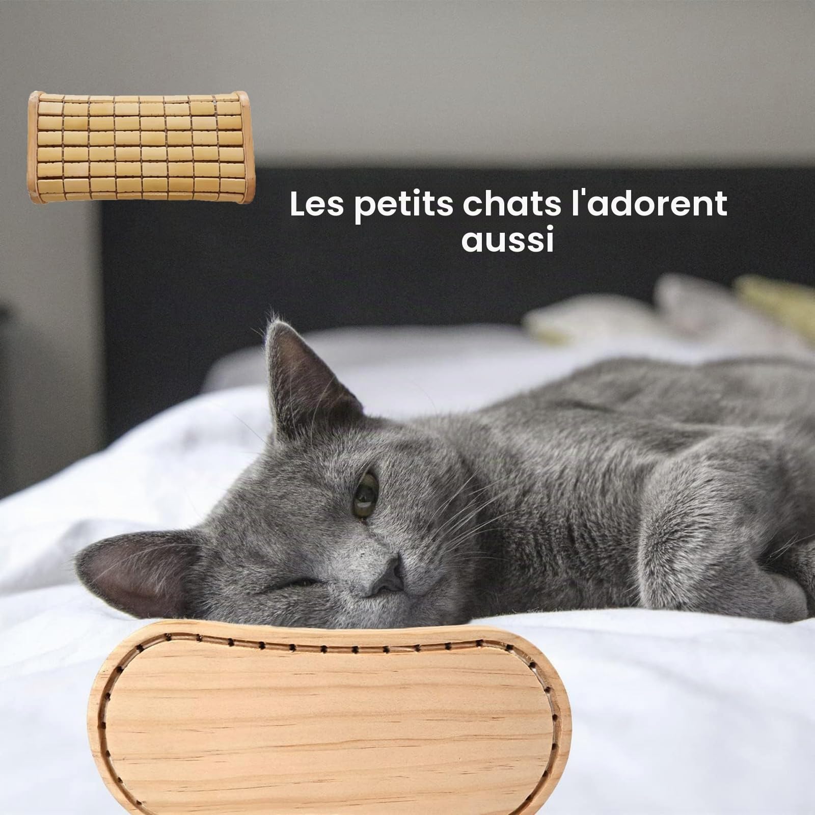 Coussin repose-tête en bambou pour sauna, repose-tête en bois - Accessoire de sauna pour se détendre à la maison, salle de sport, saunas, spas, salles de vapeur