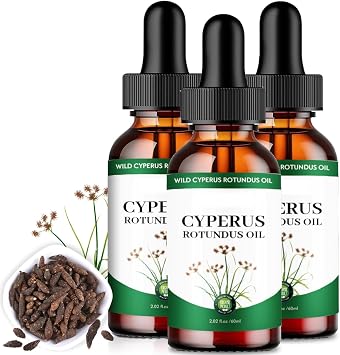 Cyperus Rotundus Oil - Cyprus Oil Natural Nut Grass Oil for Hair Removal, Cyperus Rotundus Oil Skin Care For Hair Inhibitor, Cyperus Oil For Hairs Removal 3