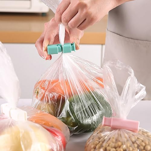 Miniatura 3 de 8 clips para bolsas de pan para apretar y bloquear, clips para bolsas para almacenamiento de alimentos, bolsas de embalaje de aperitivos, sellado de