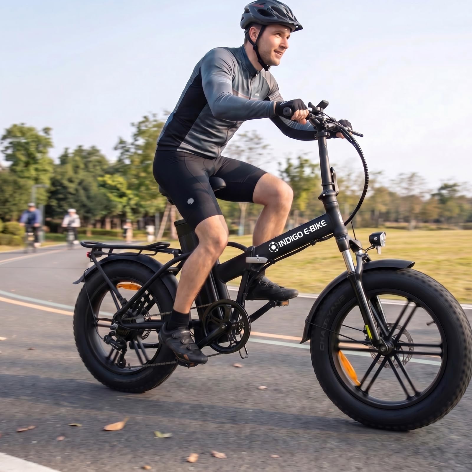 BBSHD Faltbares Elektrofahrrad 20Ah Akku, 20 * 4.0 Fat Tire E-Bike | 250WMotor,70-170km, 25km/h, Shimano7-Gang, LCDDisplay, Hydraulische Scheibenbremse, Elektrisches Klapprad für Stadt & Gelände