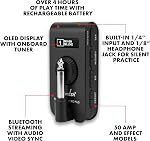 Fender Mustang Micro Plus Headphone Amplifier with Rechargeable Battery, Bluetooth Audio Streaming and 50 Amp and Effects Models, with 2-Year Warranty