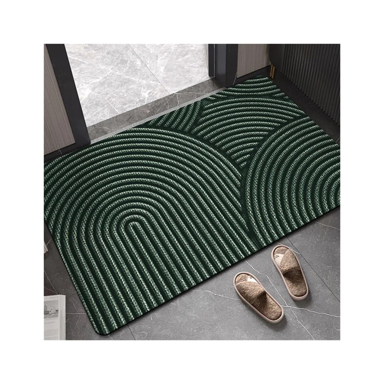 Tapis de sol d'entrée moderne pour chien et couloir Peninsula