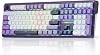 Teclado gamer Redragon K745 PRO inalámbrico de 108 teclas con gasket RGB, 4 teclas de acceso rápido | Teclas de acceso directo adicionales, tri-modo sin retraso, amortiguación de ruido para sonido cremoso y thocky, keycaps PBT que no se desvanecen, software PRO 1