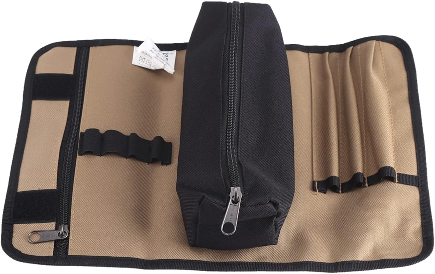 Small Tool Roll Bag, Portable Foldable Garden Tool Bag Roll up Bag Organizer Tool Pouch for Bicycles and Motorcycles