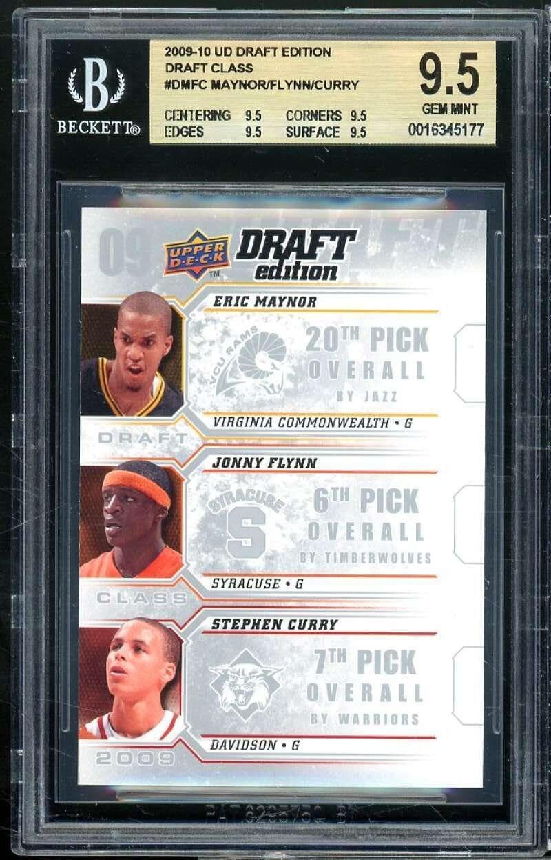 Stephen Curry Rookie Card 2009-10 Upper Deck Draft Edition TT #TT-SC BGS 9.5 - Basketball Slabbed Rookie Cards