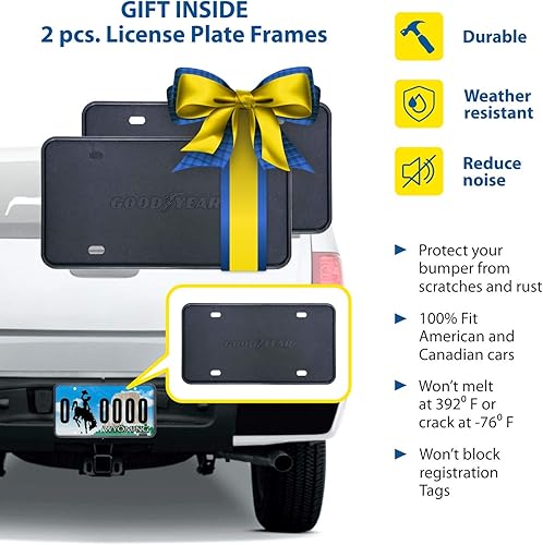 Miniatura 7 de Goodyear Deflectores de ventana de canal inastillables para Kia Telluride 2020-2024, protectores de lluvia, viseras de ventana para automóviles,