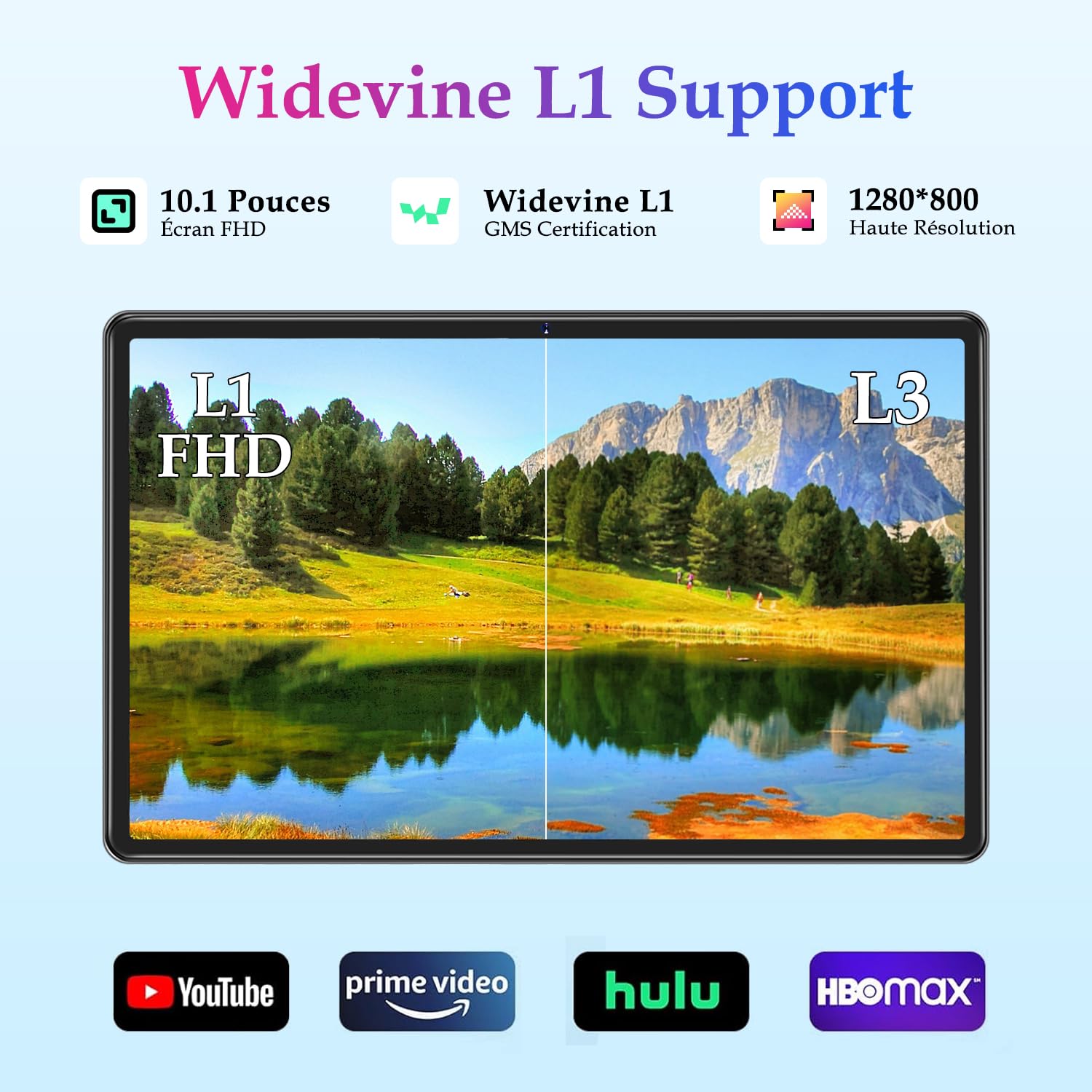 ZIOVO Tablet 10 Pollici Android 14 Tablet Bambini, 20GB RAM+128GB ROM(TF 1TB),WiFi 6 Tablet, Widevine L1/Octa-Core/BT 5.0/8+5 MP/6000mAh/Tablet per Bambini,Tablet con EVA Caso - Blu