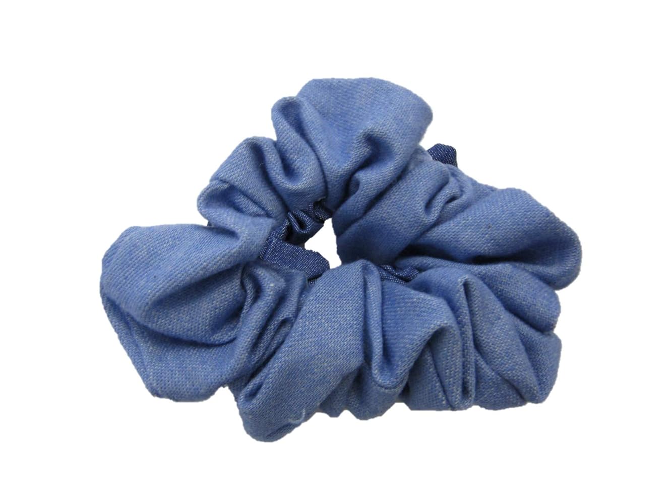 Amazon.co.jp: シュシュ ヘアーアクセサリー デニム (薄いデニム Amazon.co.jp: シュシュ ヘアーアクセサリー デニム (薄いデニム
