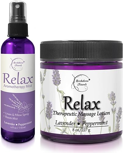 Loción de masaje relajante y spray de almohada de aromaterapia  Crema de masaje para terapia de masaje y niebla de lavanda para relajación disponible en Yaxa Colombia