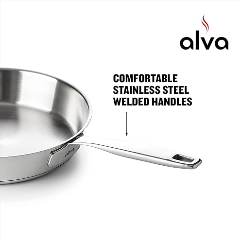 Miniatura 2 de Alva Maestro - Sartén antiadherente, aluminio recubierto de cerámica para un diseño contemporáneo, no tóxico, sin PFAS ni PFOA, apto para horno con