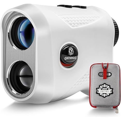 Golf Laser Rangefinder with Slope,7X Magnification Range Finder Golf for Hunting,1200 Yards Laser Range Finder,High-Precision Flag Pole Locking Vibration,Slope Mode Continuous Scan