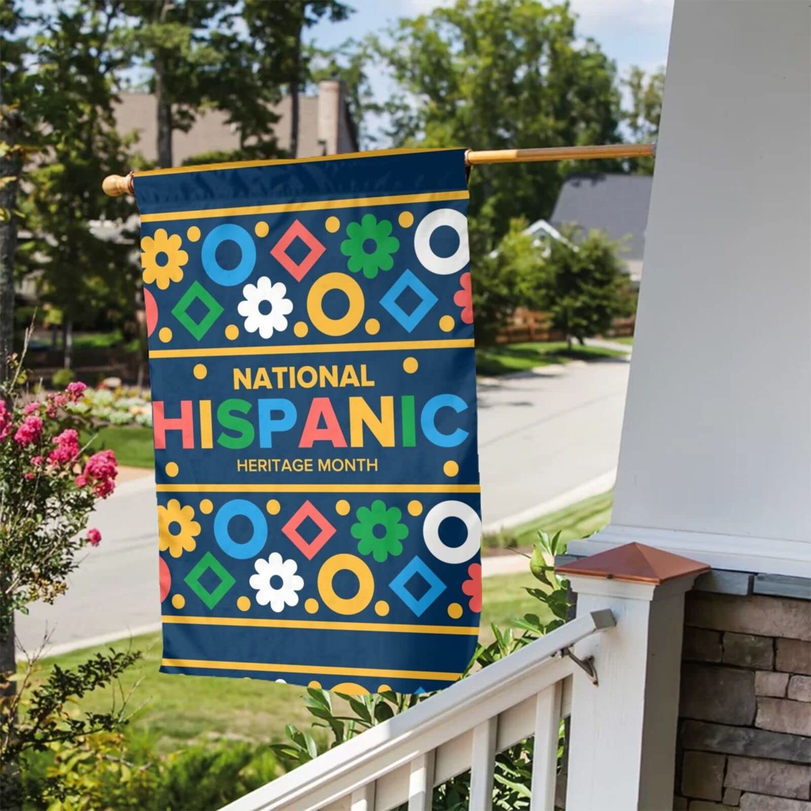 National Hispanic Heritage Month Gartenflagge – Doppelseitig, 30,5 X 45,7 Cm