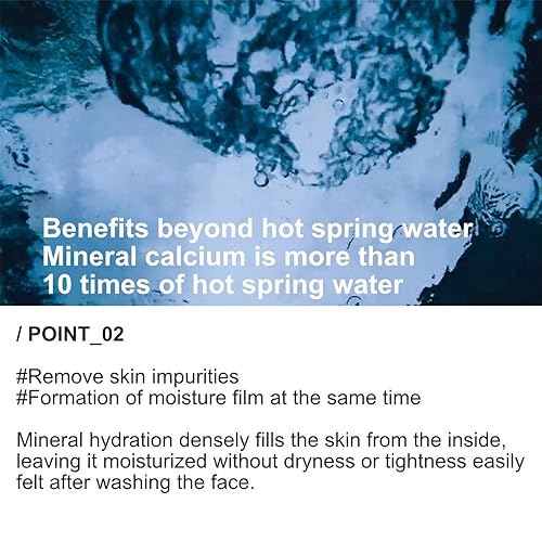 Miniatura 6 de MIBA Limpieza total de calcio iónico. Excelente hidratación, calmante y funciones de cuidado de la piel muerta, limpia eficazmente la cara y el