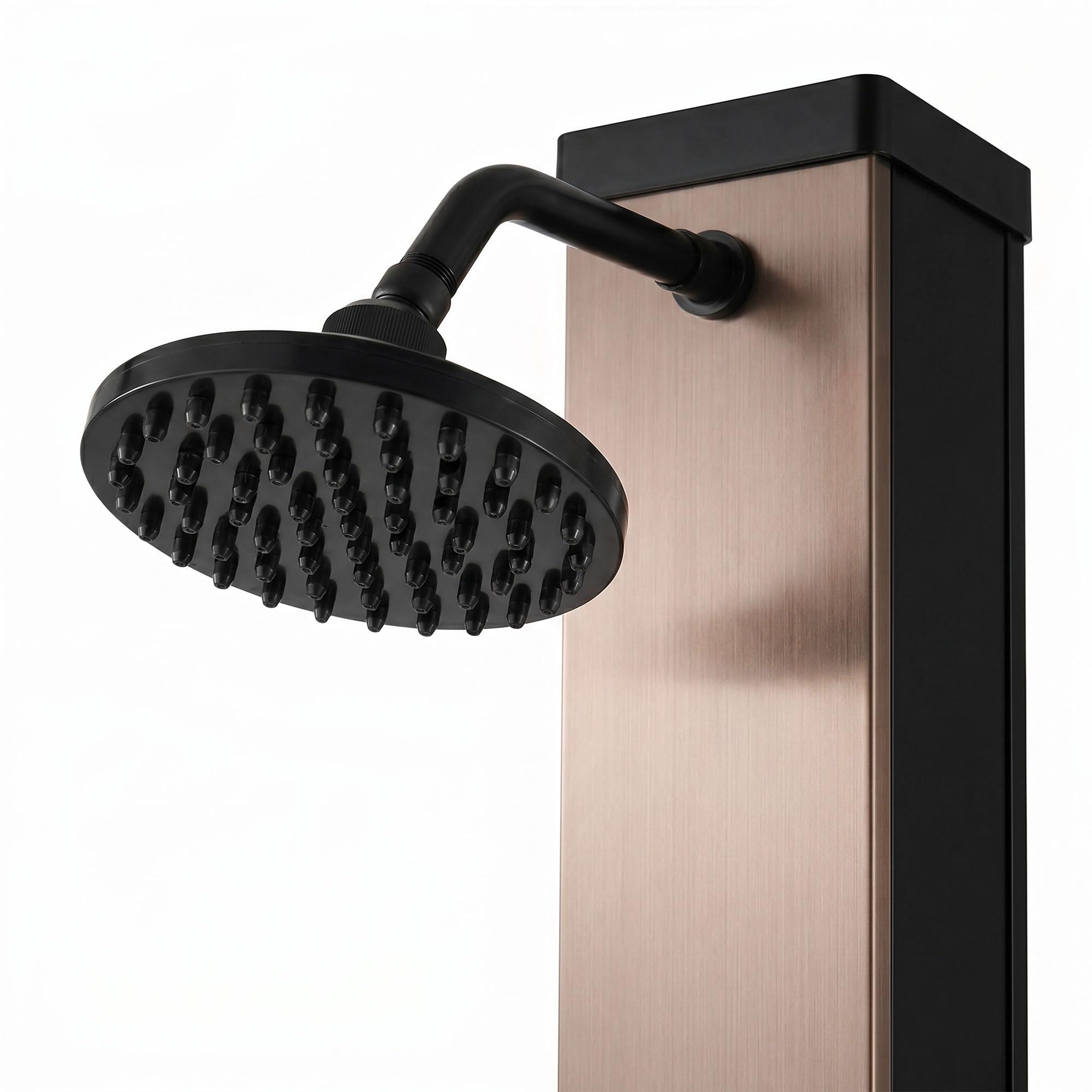 FRANKYSTAR Prysznic solarny do ogrodu z PVC. Prysznic solarny na zewnątrz Satynowa stal grzewcza. 20L / 35L / 40L (40, brąz)