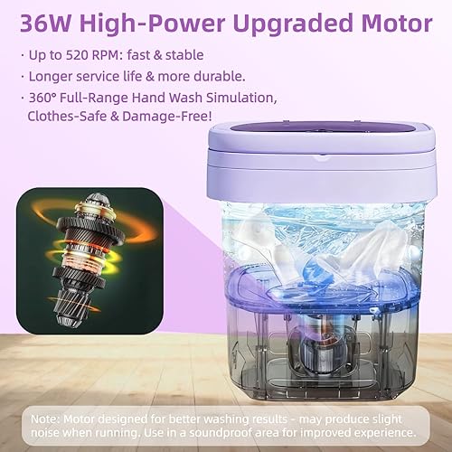 Miniatura 2 de Lavadora portátil (púrpura)