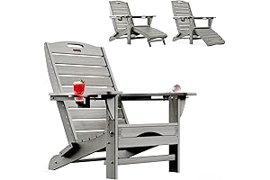 Ciokea Folding Adirondack Lawn Chair: Comfort Meets Coziness