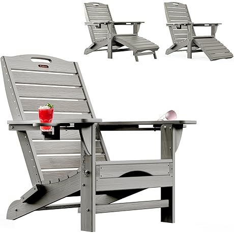 Ciokea Folding Adirondack Lawn Chair: Comfort Meets Coziness