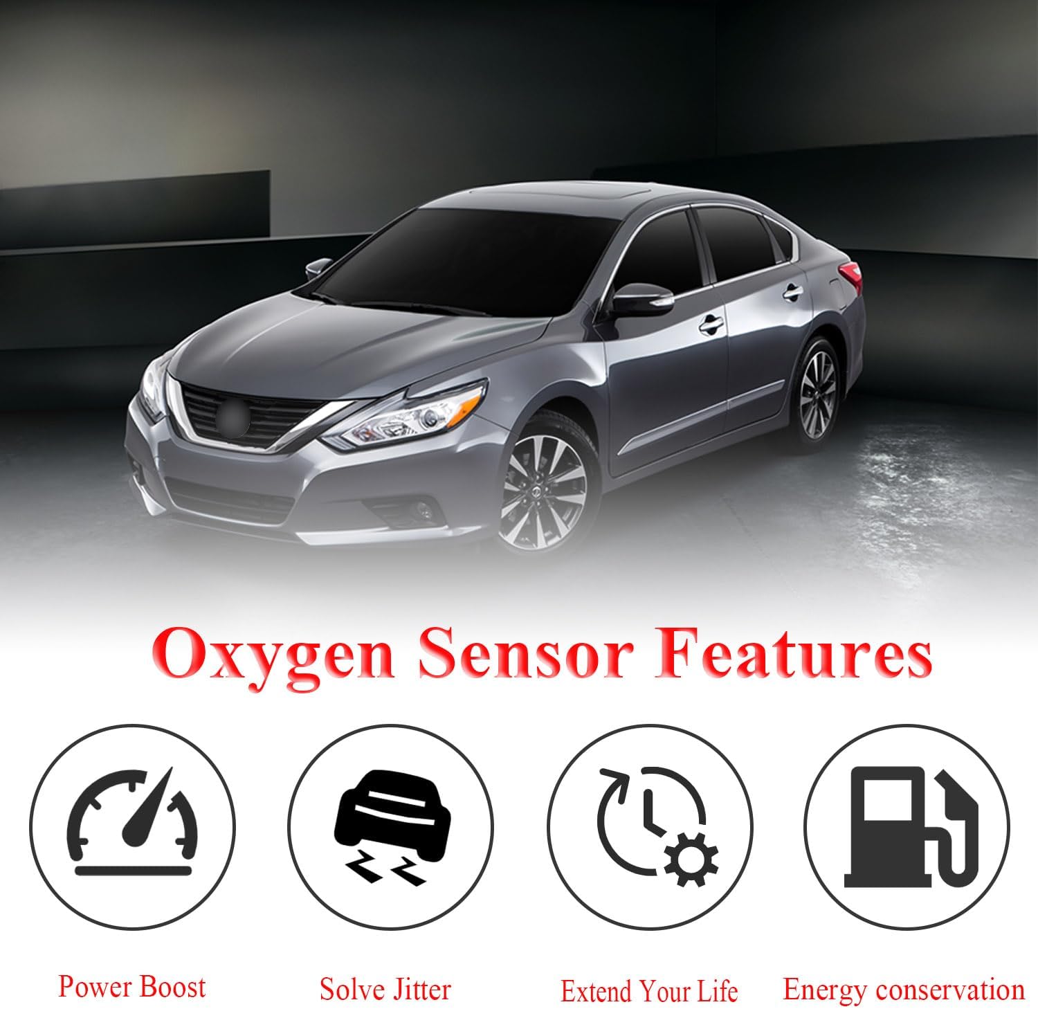 Oxygen Sensor Downstream O2 Sensor Fit for 2014 2015 2016 2017 Infiniti QX60, for Nissan Juke Altima Maxima Murano Pathfinder, Oxygen O2 Sensor Replace OE# 226A0-4LA1A