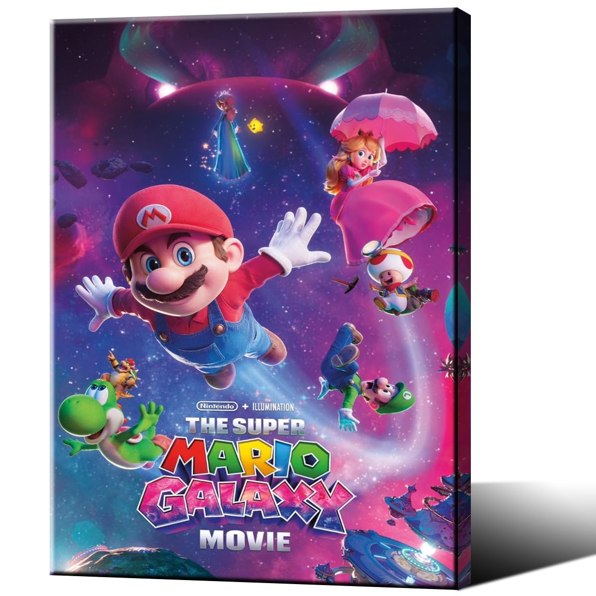 COMOR The Super Mario Galaxy Poster For Fans Kids Room Bedroom Wall Decor-Movie Mario Posters Canvas Prints Picture For Teen Boy Girls Gifts — view 8