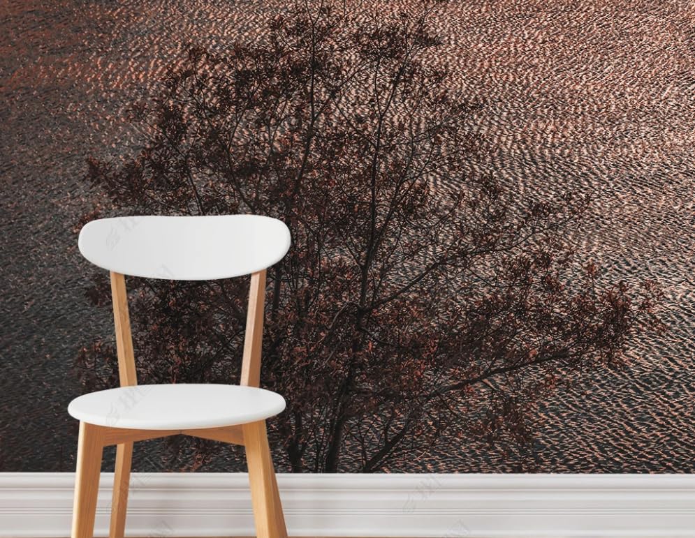 Papier peint intissé bosquet forestier coloré poster géant mural 350x256 cm pour salon