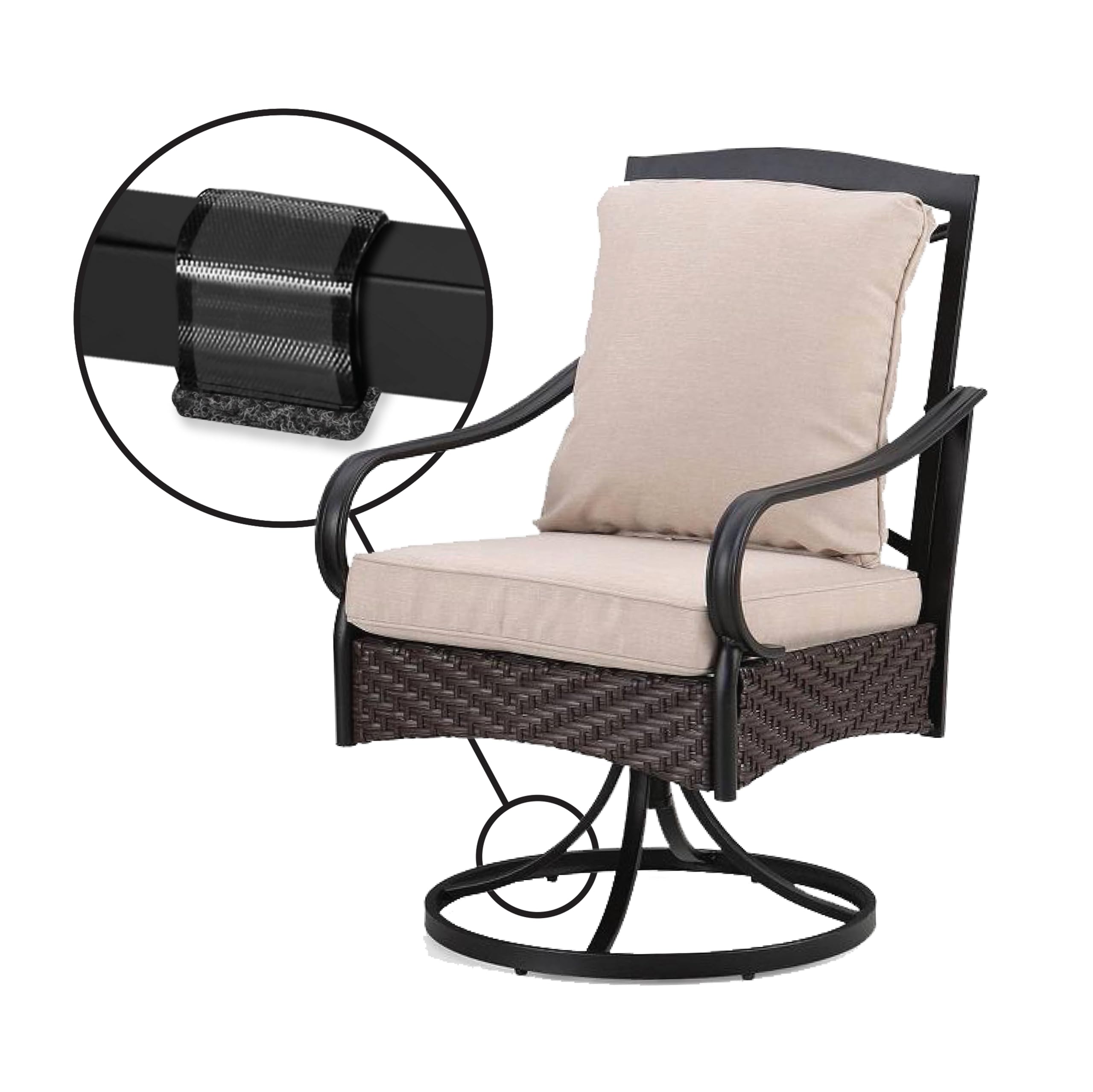 GorillaOutdoor Sled Base Chair Floor Protectors/Wrap Around Berber for Furniture with Tubular Legs and Bases (16 Pack) Wrap on Furniture Pads for Outdoor or Indoor Use - Image 3